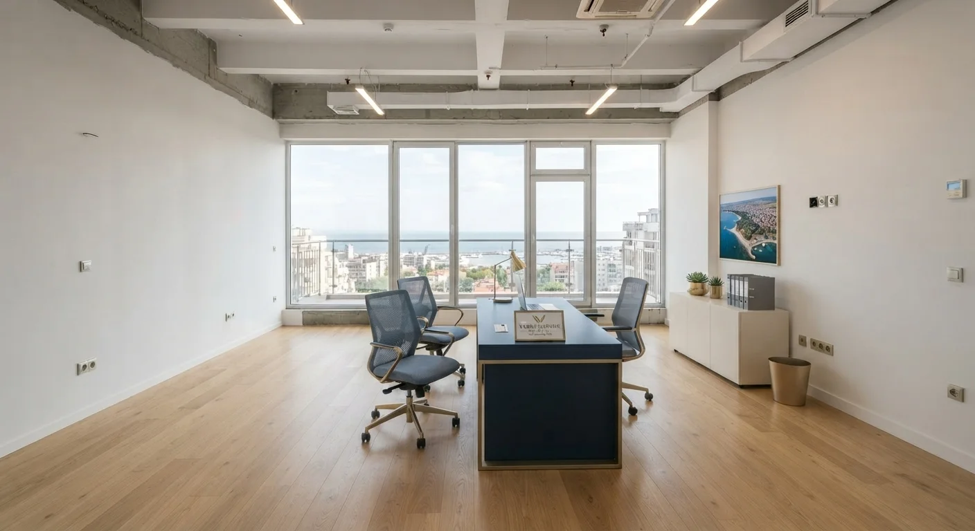 A newly established administrative office showcasing our Bulgaria Business Setup and Relocation assistance.