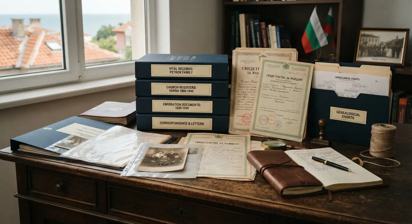 How to Organize Family Records for Bulgarian Ancestry Research Varna