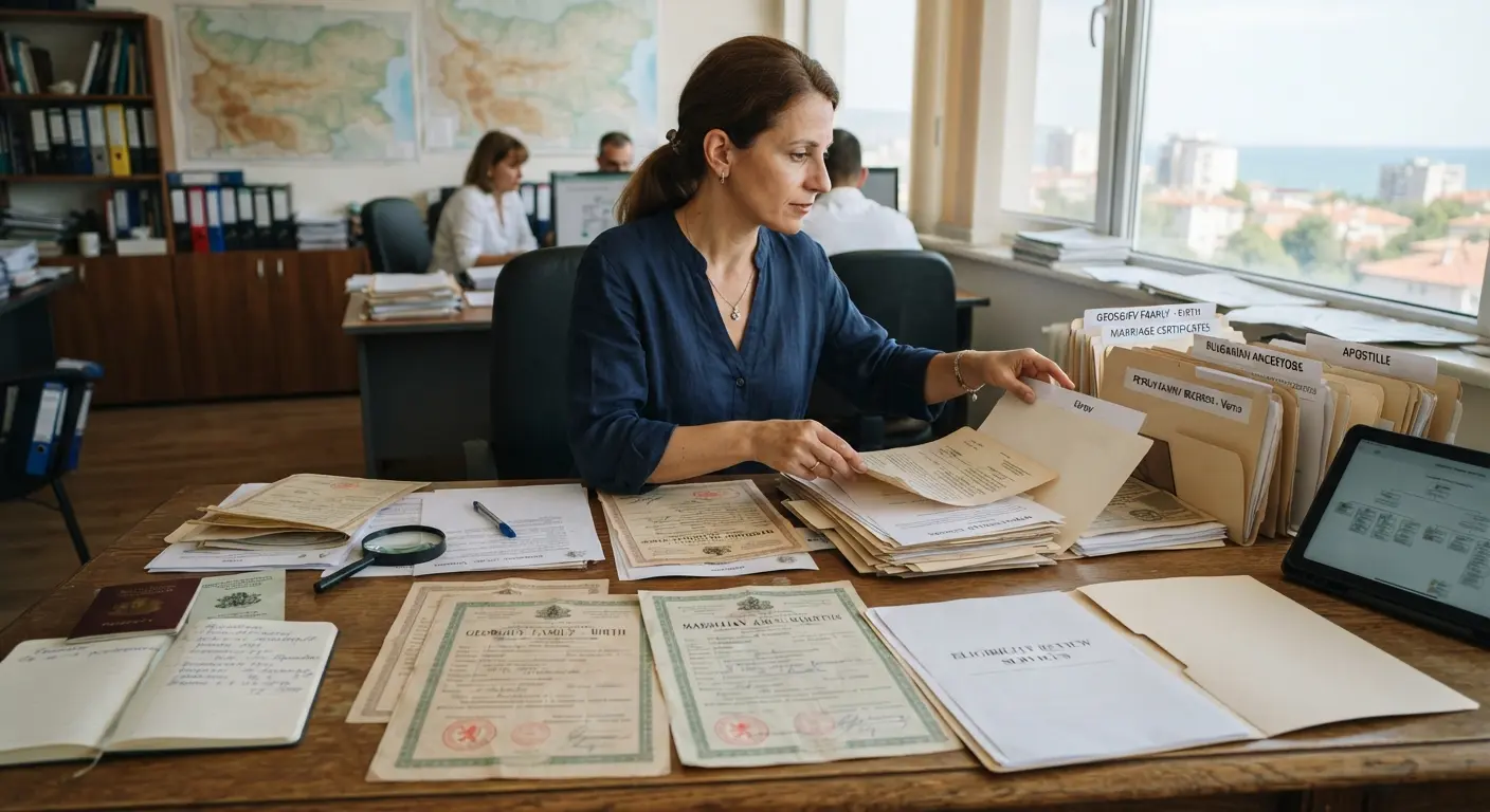 Preparing Family Records for a Bulgarian Citizenship Eligibility Review in Varna